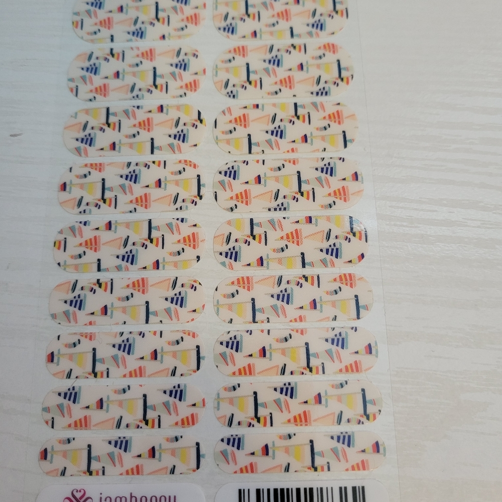 Full Sheet Jam Nail Wraps - SB Exclusive Sailboats